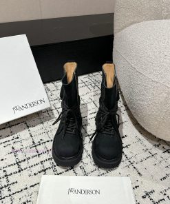 JW Anderson 24/Autumn/Winter Trendy Brand New Sponge Cake Thick Bottom Martin Boots Short Bo207wa9py