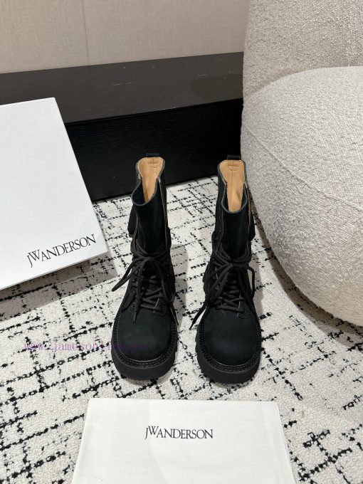 JW Anderson 24/Autumn/Winter Trendy Brand New Sponge Cake Thick Bottom Martin Boots Short Bo207wa9py