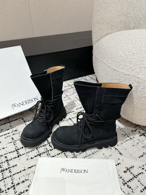 JW Anderson 24/Autumn/Winter Trendy Brand New Sponge Cake Thick Bottom Martin Boots Short Bo207wa9py - Image 4