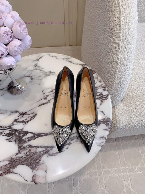 Christian Loubouti's new limited edition heart-shaped gemstone red soled high heels are a gi7dnczq1o - Image 2