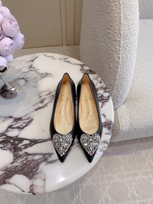 Christian Loubouti's new limited edition heart-shaped gemstone red soled high heels are a gi2ff24xdl - Image 2