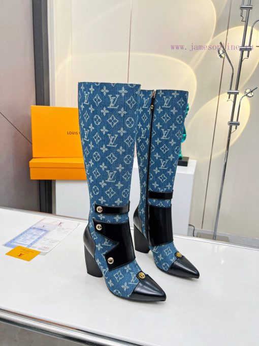 New homework, new homework, new homework2024 Autumn/Winter LV Paris Fashion Week runway bootlco9i1a4 - Image 6