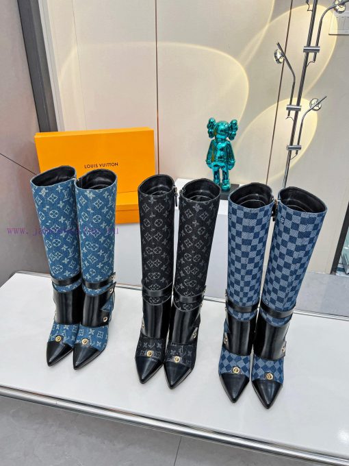 New homework, new homework, new homework2024 Autumn/Winter LV Paris Fashion Week runway bootlco9i1a4 - Image 10