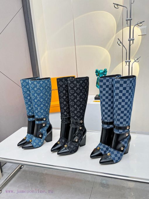 New homework, new homework, new homework2024 Autumn/Winter LV Paris Fashion Week runway booteterj77u - Image 10