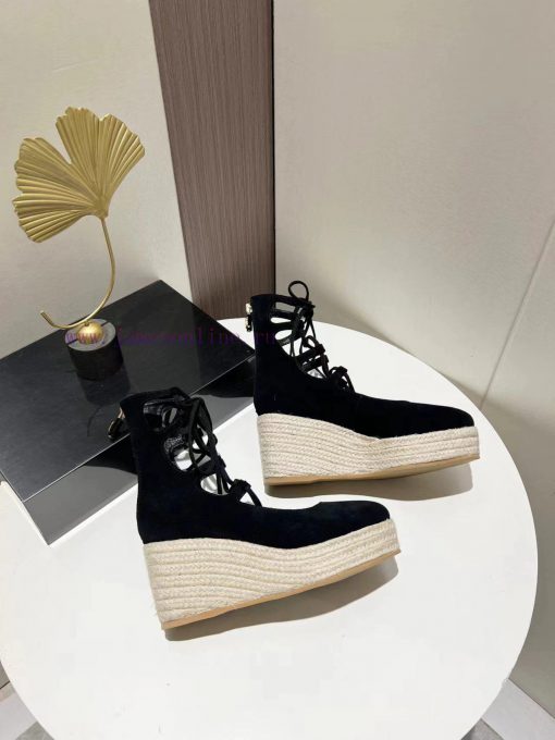 Dior's new short cut hollow boots for autumn and winter 2014, made of cow suede and satin fa7lduba5r - Image 8