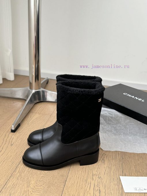 Chanel snow boots are recommended for warm autumn and winter, with high-quality products. Los90f07en - Image 3