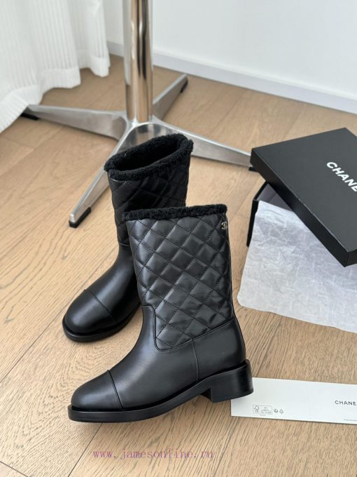 Chanel snow boots are recommended for warm autumn and winter, with high-quality products. Lo00av2iqu - Image 5