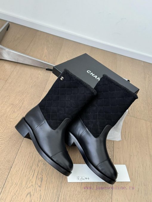 Chanel snow boots are recommended for warm autumn and winter, with high-quality products. Los90f07en - Image 10