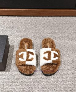 Top qualityChanel ss24 new arrival～Chanel 2024 Autumn/Winter New Letter Wool SlippersThe supk9p74q15