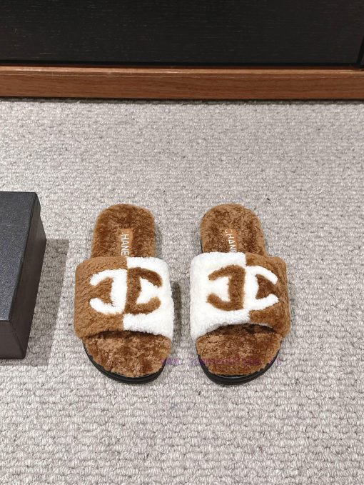 Top qualityChanel ss24 new arrival～Chanel 2024 Autumn/Winter New Letter Wool SlippersThe supk9p74q15