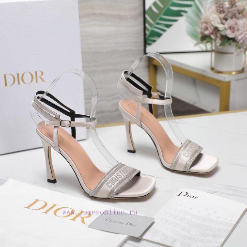 The mostDior/Dior 24S Spring/Summer New ProductsSilver thread embroidery techniqueHigh heele6kog8d9w - Image 9