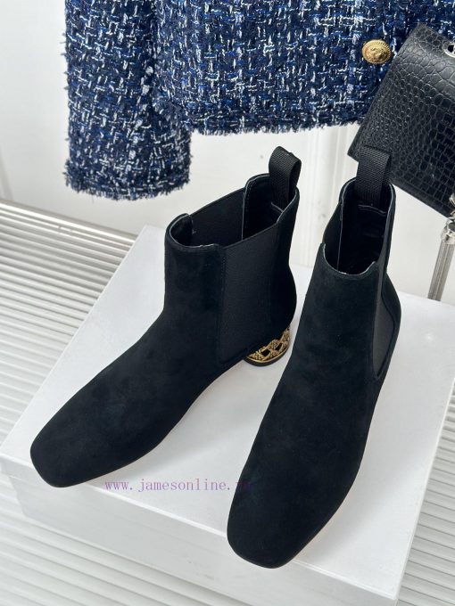 Dior/Dior 24S Autumn/Winter New Product Coarse Heeled Short BootsThis season's boots are reavt4m2dz1 - Image 3