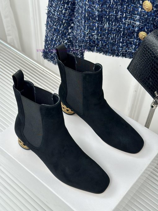 Dior/Dior 24S Autumn/Winter New Product Coarse Heeled Short BootsThis season's boots are reavt4m2dz1 - Image 5