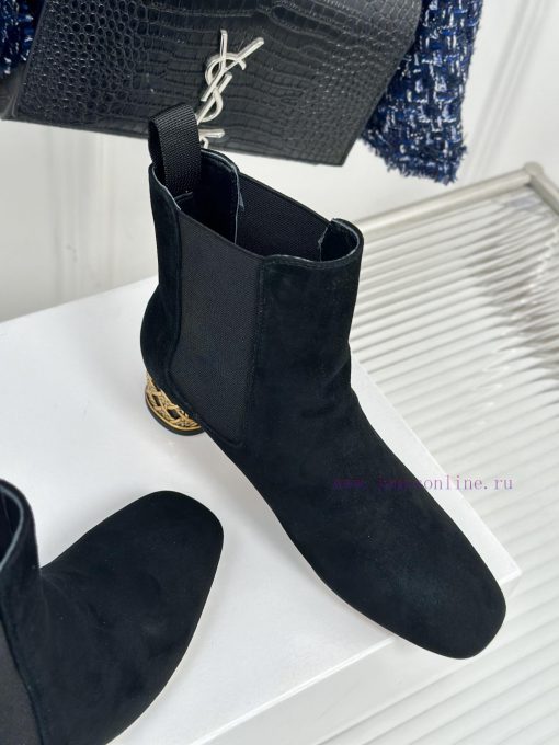 Dior/Dior 24S Autumn/Winter New Product Coarse Heeled Short BootsThis season's boots are reavt4m2dz1 - Image 6