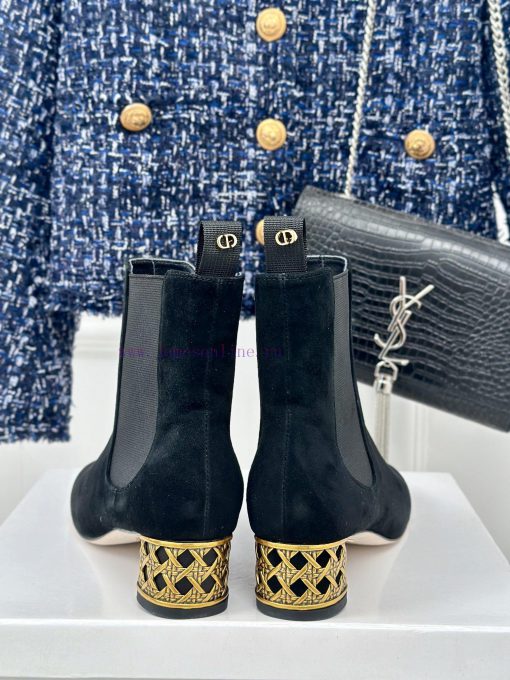 Dior/Dior 24S Autumn/Winter New Product Coarse Heeled Short BootsThis season's boots are reavt4m2dz1 - Image 9