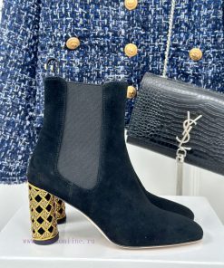 Dior/Dior 24S Autumn/Winter New Product Coarse Heeled Short BootsThis season's boots are reahrrcjuwp