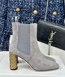 Dior/Dior 24S Autumn/Winter New Product Coarse Heeled Short BootsThis season's boots are reaacvsetom