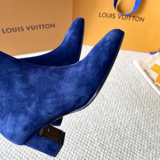 LV donkey brand 2024 autumn and winter new style thick heel short boots pointed bare bootsIt2105mjpz - Image 7