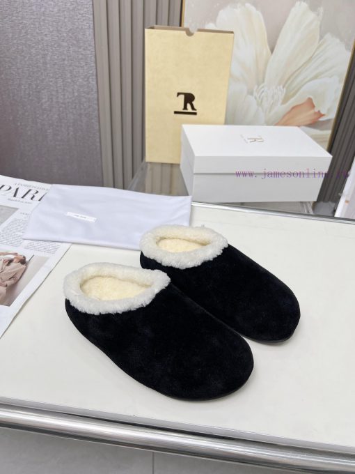 High qualityThe Row 24ss Autumn/Winter New Retro Big Head Baotou Tow, Boken Wool Tow. At fir3wnt7d4h - Image 10