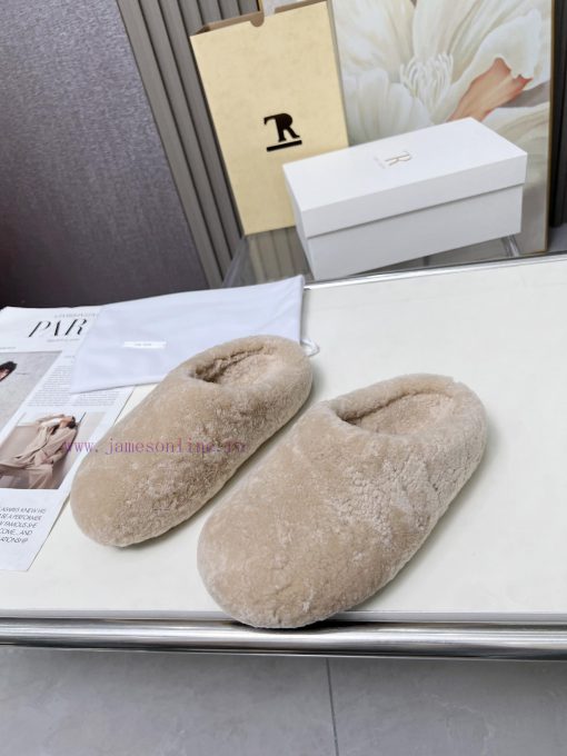 High qualityThe Row 24ss Autumn/Winter New Retro Big Head Baotou Tow, Boken Wool Tow. At firfdayskqr - Image 3