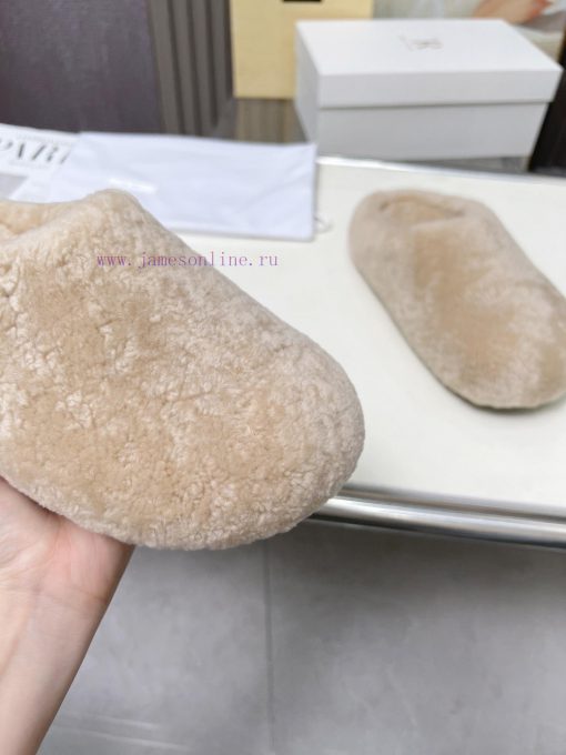 High qualityThe Row 24ss Autumn/Winter New Retro Big Head Baotou Tow, Boken Wool Tow. At firfdayskqr - Image 4