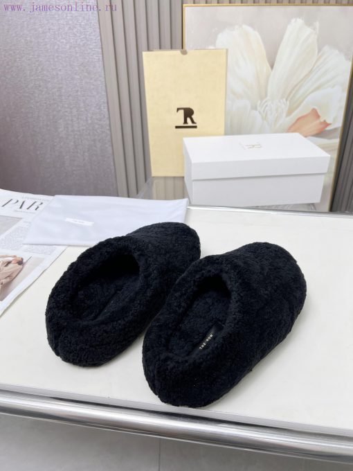 High qualityThe Row 24ss Autumn/Winter New Retro Big Head Baotou Tow, Boken Wool Tow. At firedhlcqho - Image 9
