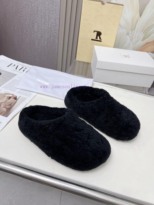 High qualityThe Row 24ss Autumn/Winter New Retro Big Head Baotou Tow, Boken Wool Tow. At firedhlcqho - Image 10