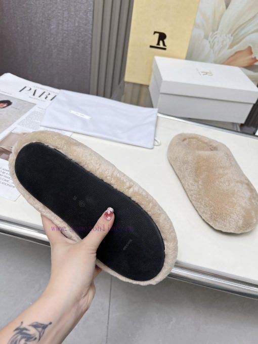 High qualityThe Row 24ss Autumn/Winter New Retro Big Head Baotou Tow, Boken Wool Tow. At firfdayskqr - Image 7