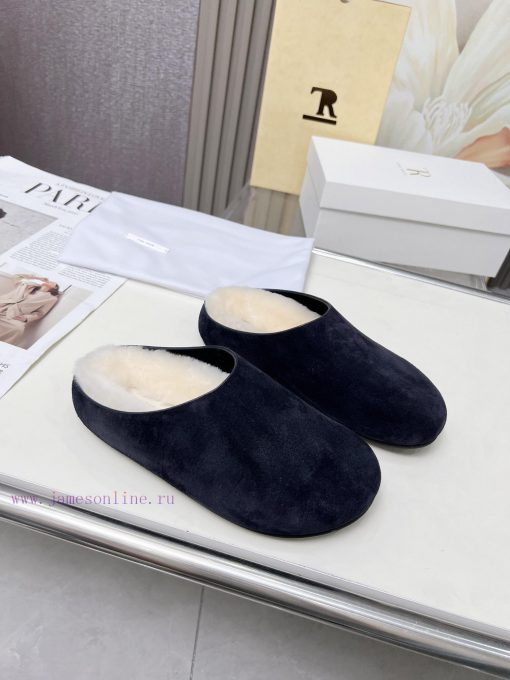 High qualityThe Row 24ss Autumn/Winter New Retro Big Head Baotou Tow, Boken Wool Tow. At fir9faf4luh - Image 3