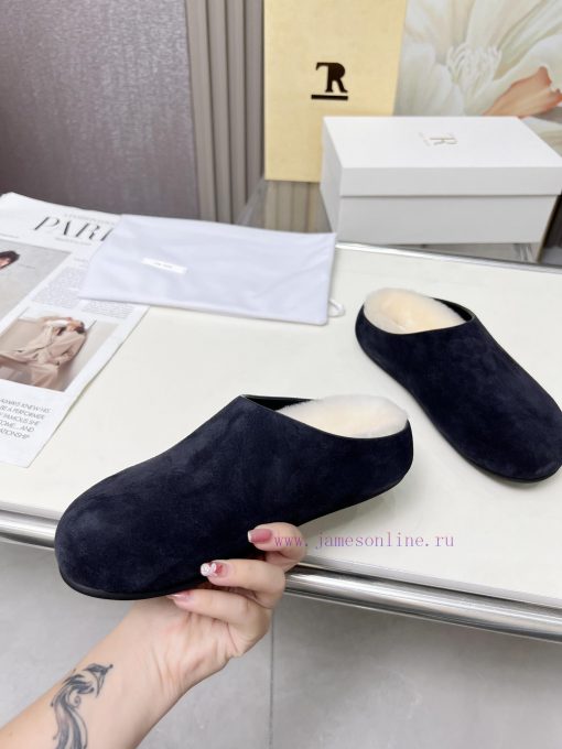 High qualityThe Row 24ss Autumn/Winter New Retro Big Head Baotou Tow, Boken Wool Tow. At fir9faf4luh - Image 4