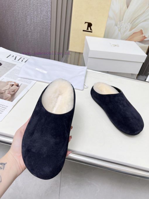 High qualityThe Row 24ss Autumn/Winter New Retro Big Head Baotou Tow, Boken Wool Tow. At fir9faf4luh - Image 8