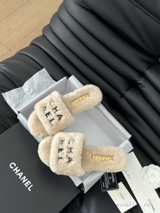Chanel 24B new fur slippersThis fur mop is really cuteSoft and fluffy fur, comfortable and widivt603 - Image 7