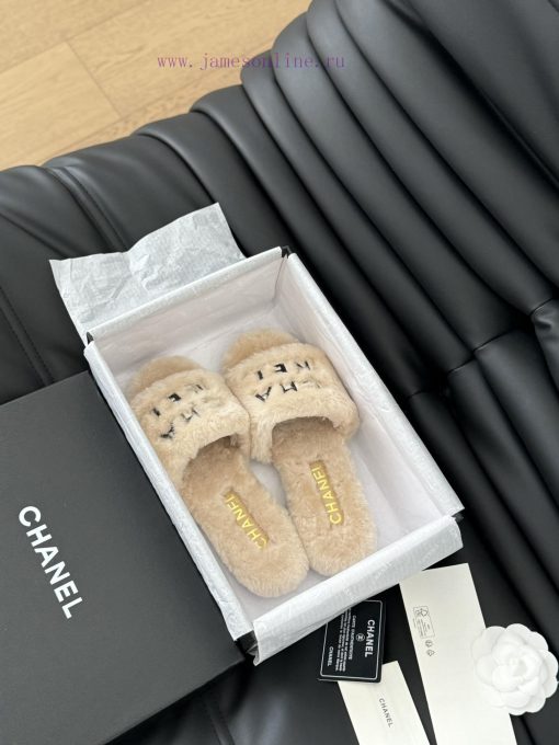 Chanel 24B new fur slippersThis fur mop is really cuteSoft and fluffy fur, comfortable and widivt603 - Image 10