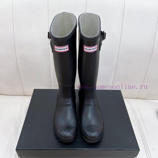 Hunter 2024 Spring/Summer New Commuter High Barrel Long Rain Boots Ins Trendy Bright Welling7lzy2kul - Image 2