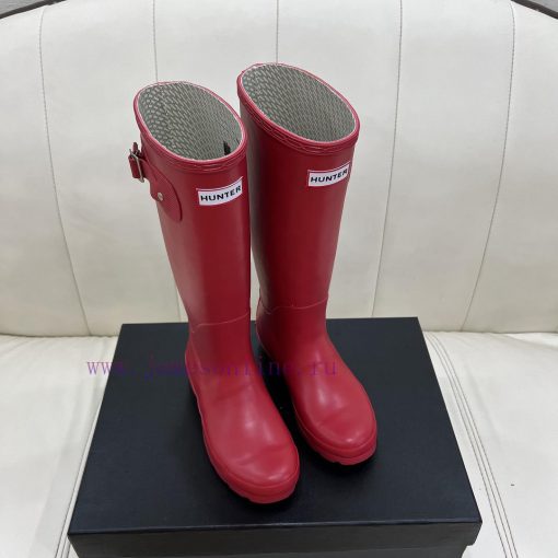 Hunter 2024 Spring/Summer New Commuter High Barrel Long Rain Boots Ins Trendy Bright Wellingw9yfzhv5 - Image 3