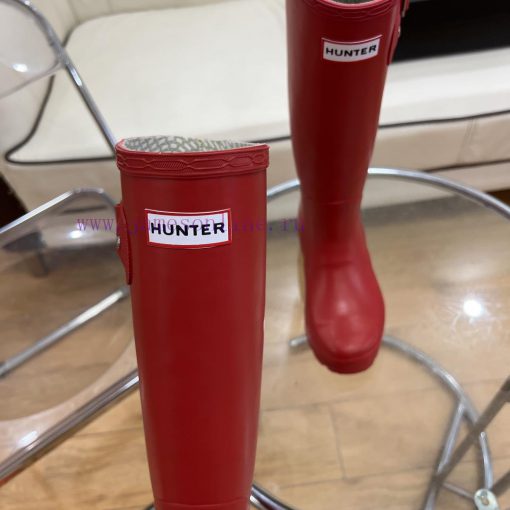 Hunter 2024 Spring/Summer New Commuter High Barrel Long Rain Boots Ins Trendy Bright Wellingw9yfzhv5 - Image 7
