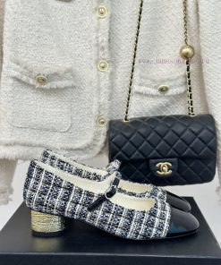 Chanel | Chanel 24P New Product ClassicDouble C color blocked thick heel Mary Jane single sh4kbkfdq9