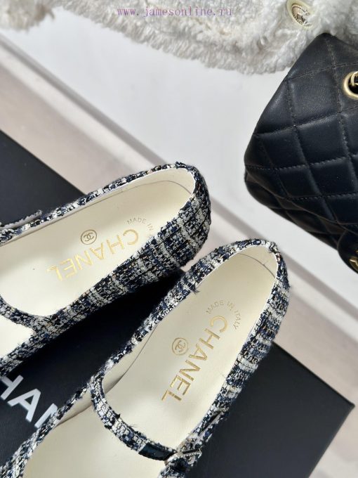 Chanel | Chanel 24P New Product ClassicDouble C color blocked thick heel Mary Jane single sh4kbkfdq9 - Image 9