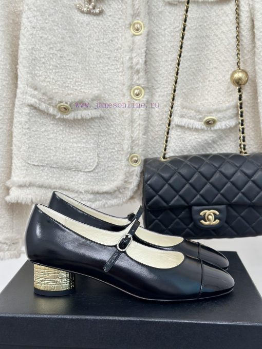 Chanel | Chanel 24P New Product ClassicDouble C color blocked thick heel Mary Jane single shuu4kdy5g - Image 2