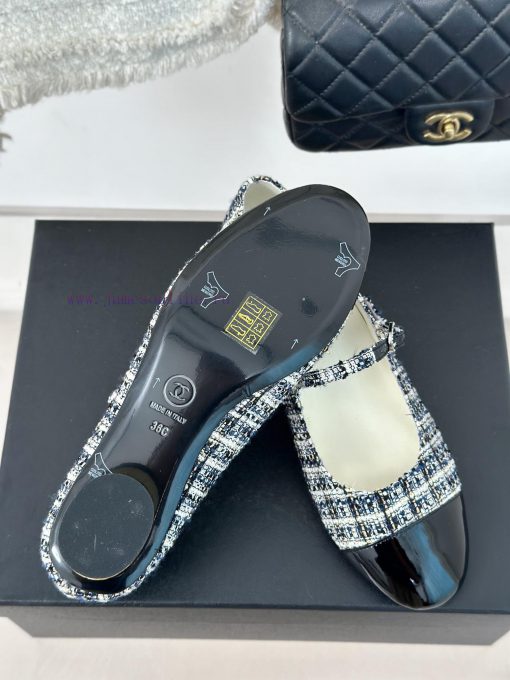 Chanel | Chanel 24P New Product ClassicDouble C color blocked thick heel Mary Jane single sh4kbkfdq9 - Image 10