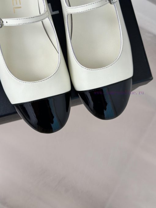 Chanel | Chanel 24P New Product ClassicDouble C color blocked thick heel Mary Jane single shetdrl49v - Image 8