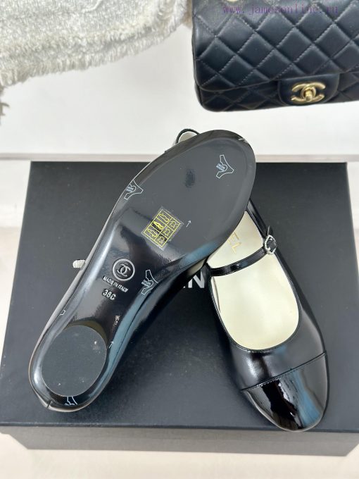Chanel | Chanel 24P New Product ClassicDouble C color blocked thick heel Mary Jane single shuu4kdy5g - Image 10