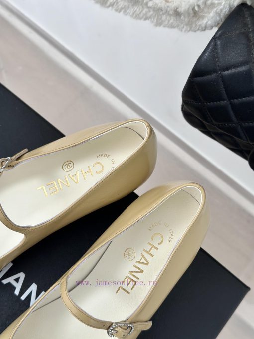 Chanel | Chanel 24P New Product ClassicDouble C color blocked thick heel Mary Jane single sh500myjh9 - Image 9