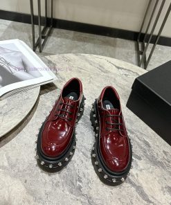 Alexander Wang's thick soled loafers, studded loafers, lace up Martin boots, and short boots4k290buu