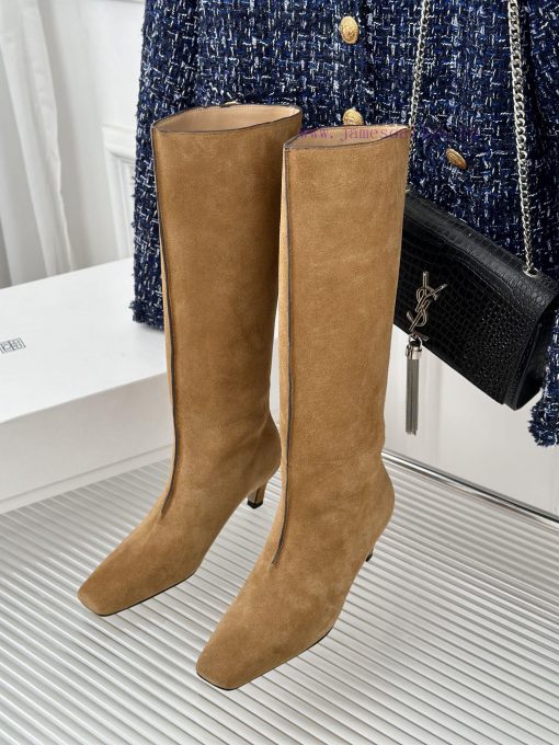 Toteme designer niche brand classic autumn and winter kitten with square toe bootsA niche br6wvw1fc4 - Image 7