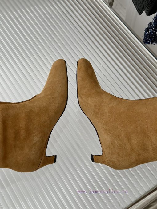 Toteme designer niche brand classic autumn and winter kitten with square toe bootsA niche br6wvw1fc4 - Image 9