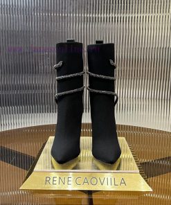R ᴇɴᴇ C ᴀᴏᴠ ɪʟʟᴀ | 2024 snake shaped autumn and winter bestseller CLEO sock boots high heelsljevez2q