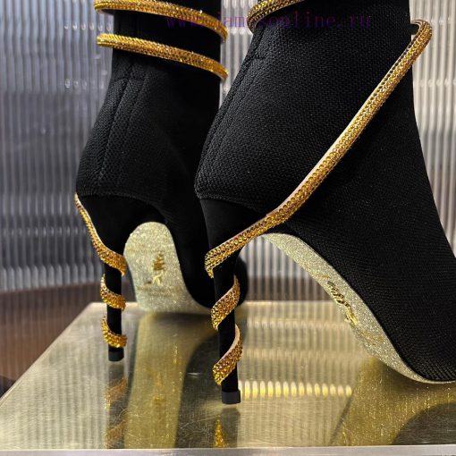 R ᴇɴᴇ C ᴀᴏᴠ ɪʟʟᴀ | 2024 snake shaped autumn and winter bestseller CLEO sock boots high heels4s1g83sj - Image 10