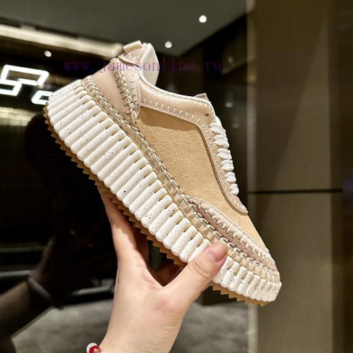 Ge's first release, upgraded version of pure handmade stitching casual shoes are hereChloe, womh28t2 - Image 2