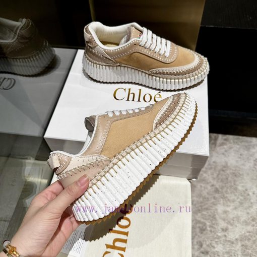 Ge's first release, upgraded version of pure handmade stitching casual shoes are hereChloe, womh28t2 - Image 7